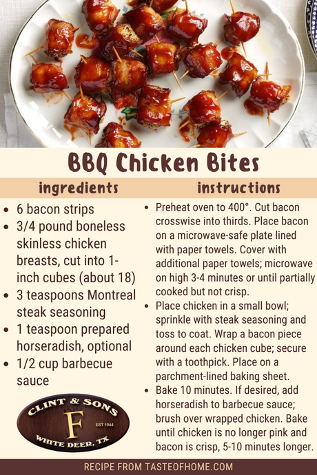 BBQ Chicken Bites