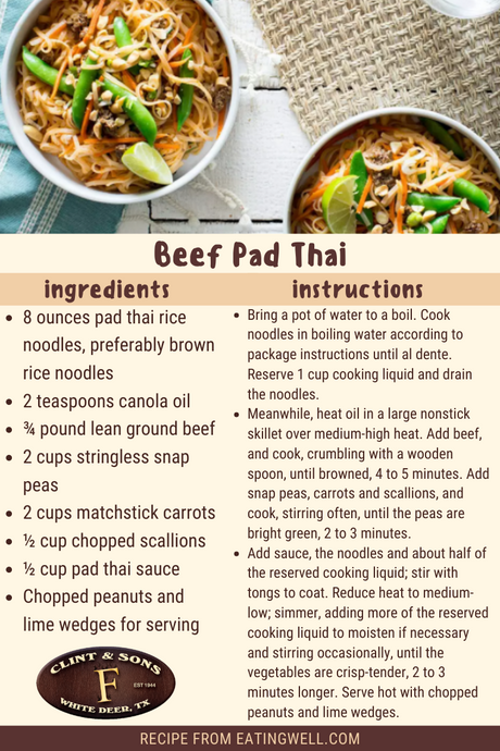 Beef Pad Thai