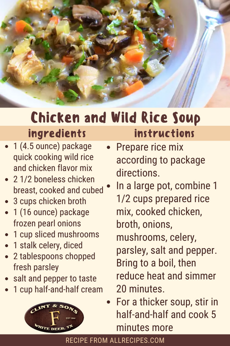 Chicken & Wild Rice Soup