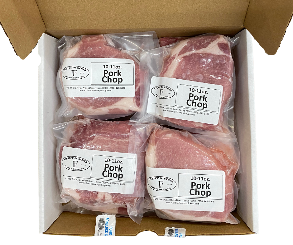 8 - 10 oz. Boneless Pork Chop Box