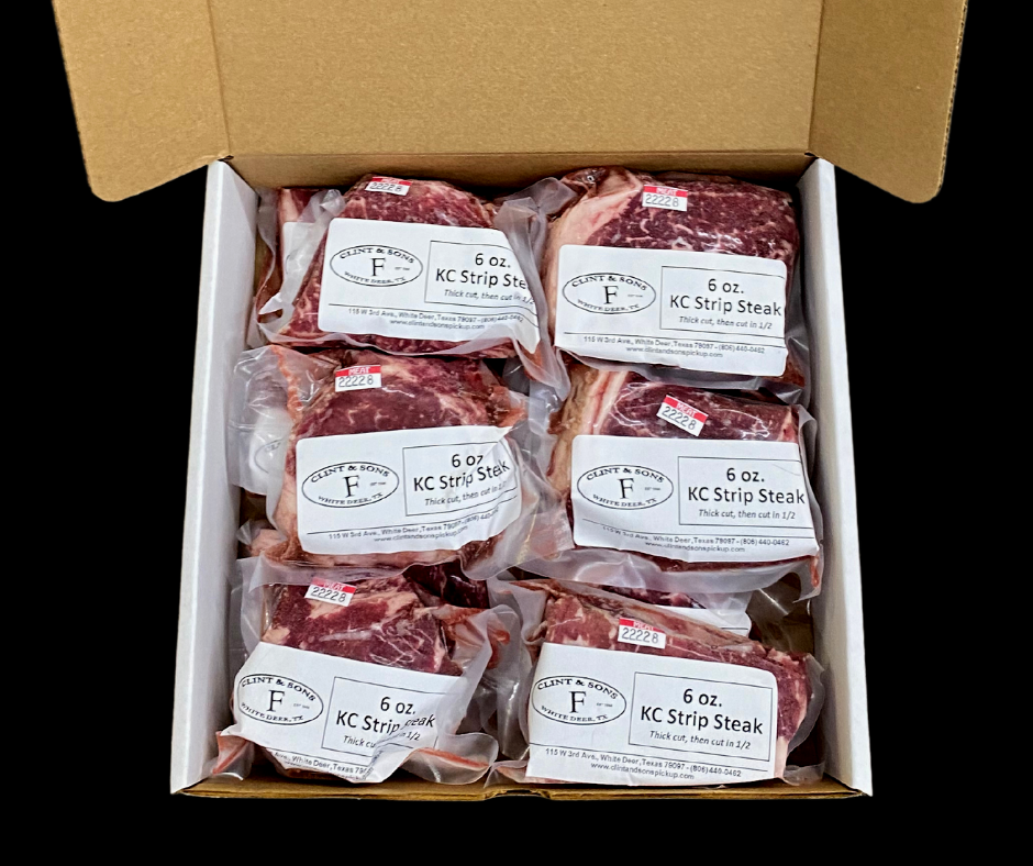 Kansas City Steak Co. Boneless Kansas City Strip Steaks 4 Pk., 12 Oz. Each  Gift Box, Meat & Seafood, Food & Gifts