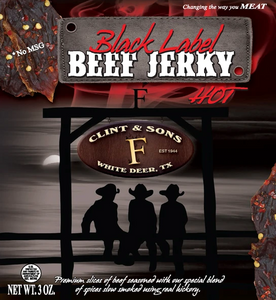 Black Label Hot Beef Jerky