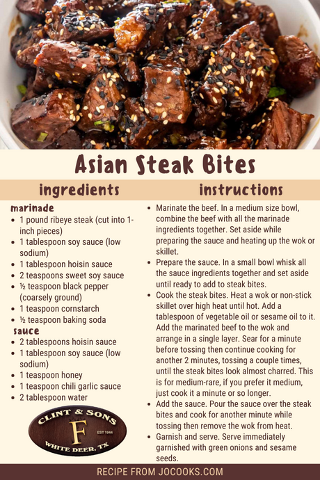 Asian Steak Bites
