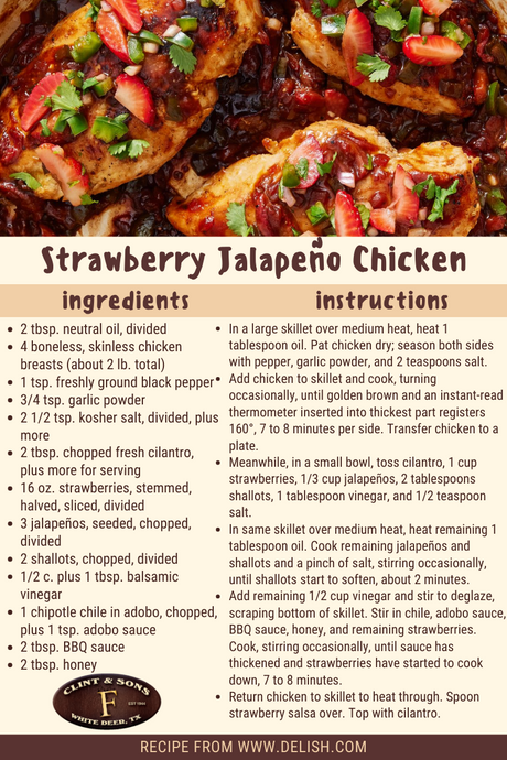 Strawberry Jalapeño Chicken