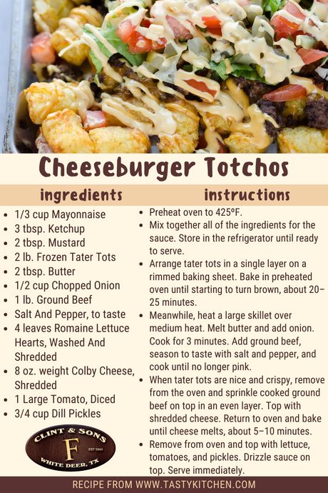 Cheeseburger Totchos