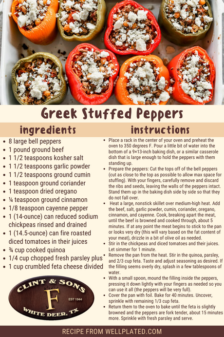 Greek Stuffed Peppers