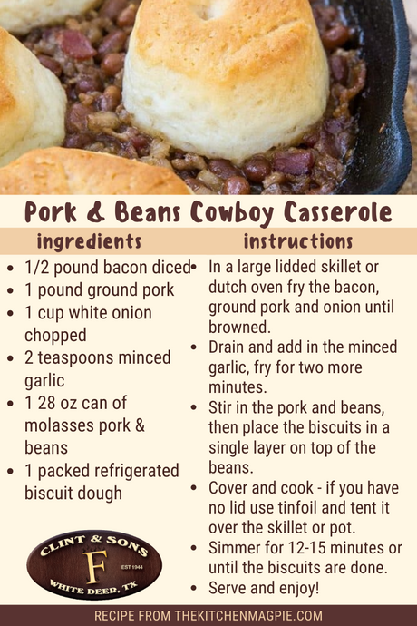 Pork & Beans Cowboy Casserole