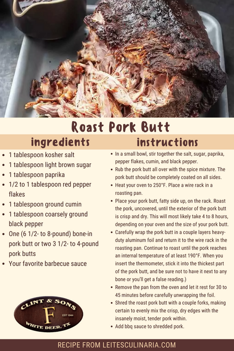 Roast Pork Butt