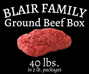 Support The Blair Family - Ground Beef Box