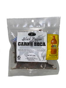 Black Pepper Carne Seca Style Beef Jerky