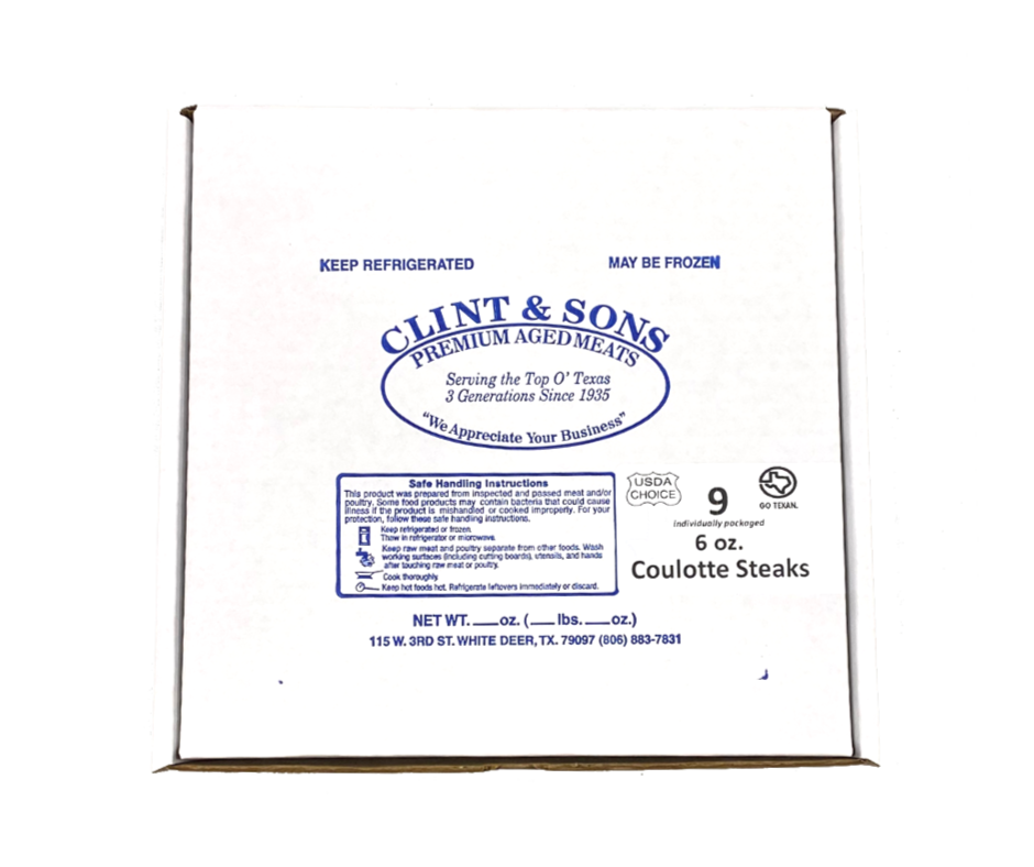 9 - 5 oz. Coulotte Steaks Box