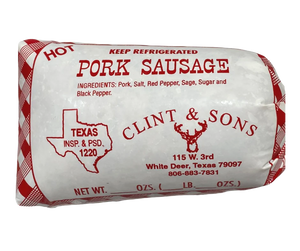 Hot Pork Sausage (Frozen)