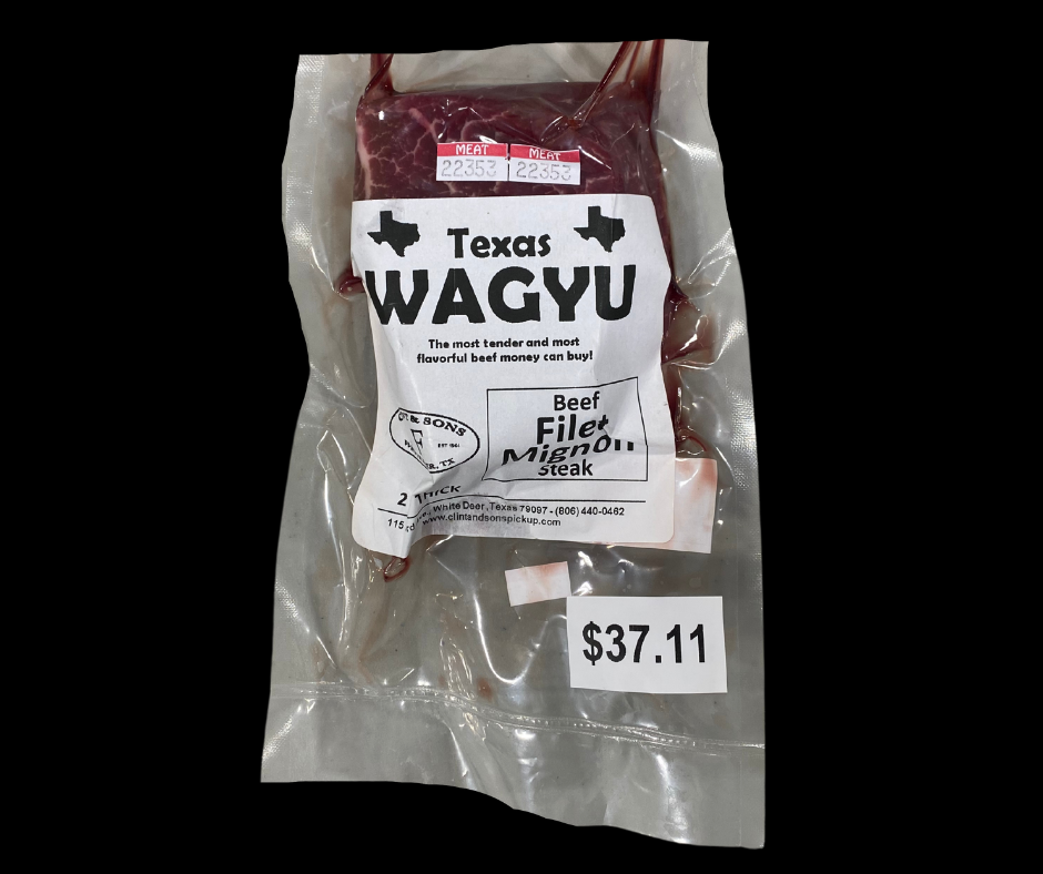 TEXAS WAGYU Filet Mignon Steaks