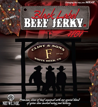 Load image into Gallery viewer, Black Label Hot Beef Jerky

