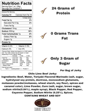 Load image into Gallery viewer, XX-Lime Chile Lime Beef Jerky
